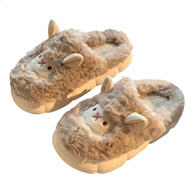 Pantuflas De Oveja Suaves