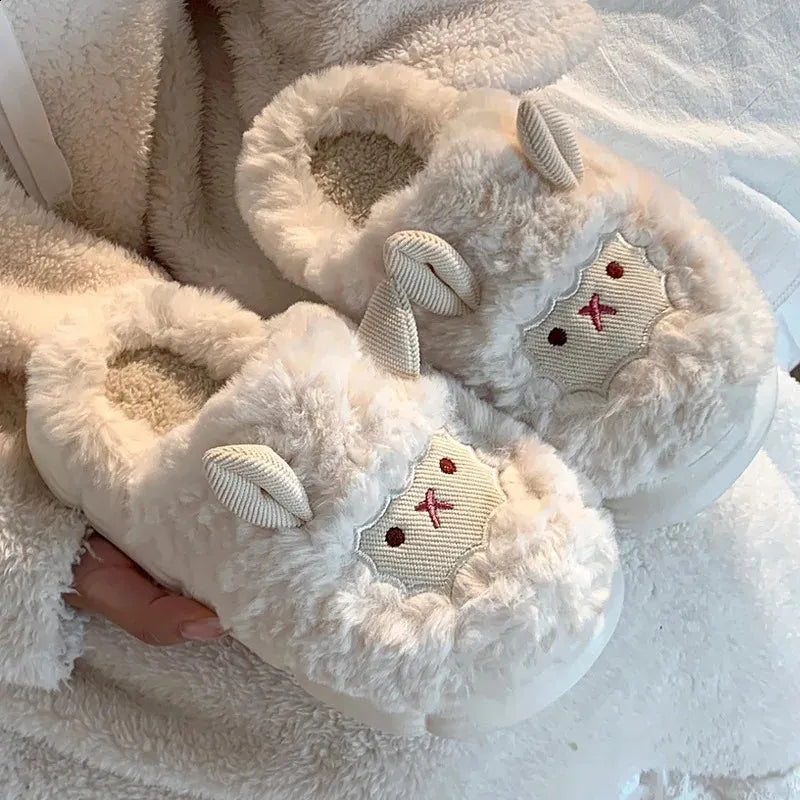 Pantuflas De Oveja Suaves